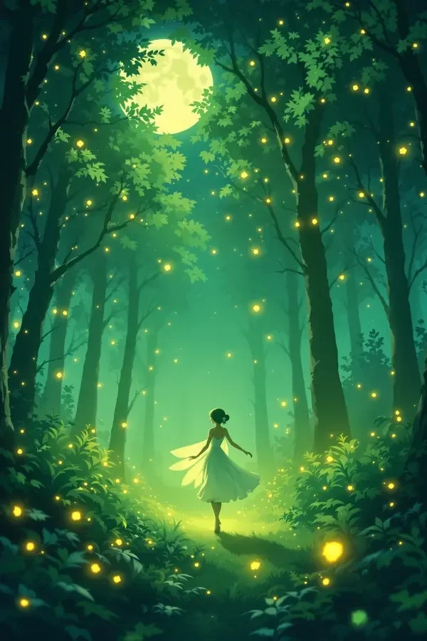 萤火之森 封面，动漫
